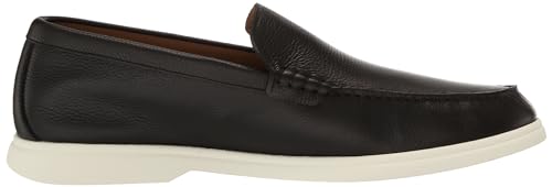 Image of BOSS Womens Leather Slip on Loafers with Pop Sole