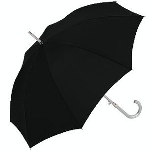 UmbrellaworldAluminium auto walking umbrella black
