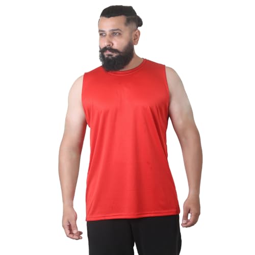 Image of Sleeveless T Shirts for Men - Gym Vest, Sando Tank Top Wear, Workout Baniyan, Stringers Inner Shirt, Bodybuilding Tshirts, Sports Tshirt Vests, Stylish Tanks Tops