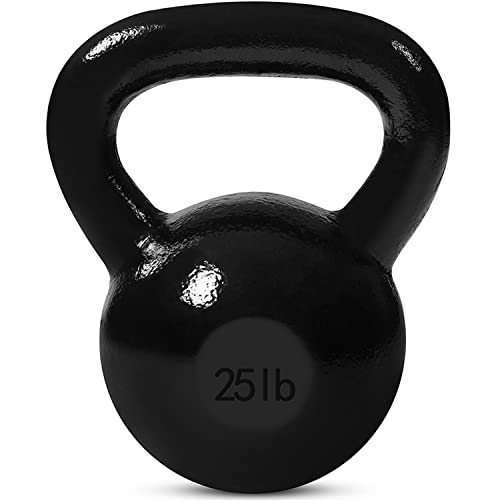 JFIT Kettlebell Weights Cast Iron, 25 LB