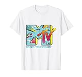 Classic MTV Logo 80s Print Design T-Shirt
