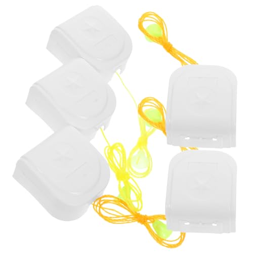 LALAFINA 5 Pack Plastic Pull Switch for Ceiling Fan Modern Light Pull Chain Ceiling Fan Light Decorative Home Accessory Random Color