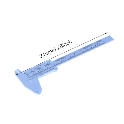 Penta Angel T-0653 3Pcs Plastic Caliper Inch/Metric 6Inch 150Mm Mini Caliper Double Scale Ruler Measuring Tool thumb #1
