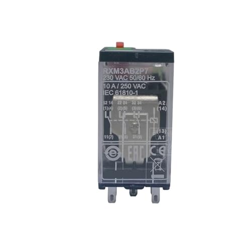 Relé pequeño RXM3AB2P7 AC230V con luz piloto para solucionar fallos de conexión rápido