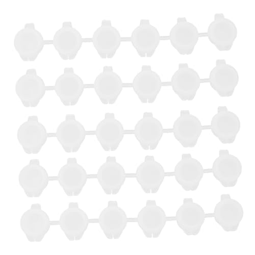 Ciieeo 30pcs Paint Box Empty Paint Pot Paint Storage Containers Paint Cup Pots Empty Small Paint Cup Pod Strips Empty Paint Strips Mini Storage Containers Painting Supplies