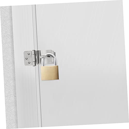 Image of DOITOOL 1set Door Hasp Latch Lock Heavy-Duty Security Bolt for Home Use Easy Installation Mounting Screws for Lockers Chests and Doors