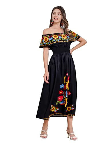 Robe longue fluide coupe évasée pour rester fraîche et élégante sous le soleil
