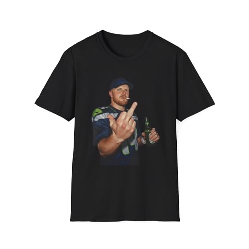 Sam Darnold T-Shirt for Men - Championship Seattle Football Apparel (Black Large)