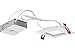 Lithonia Lighting WF4 SQ S LED 30K40K50K 90CRI MW M6 Square Recessed LED Downlight with Ultra Thin Trim, Selectable Color Temperature, 4-Inch, Matte White
