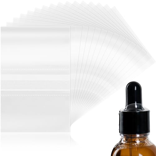 Addveyra Shrink Wrap Bands for Bottles Jars Covers Heat Seal Clear 100 Pcs