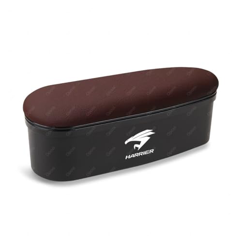 ハリアー 車用アームレスト クッション 肘サポート ハリアー 30系 60系 80系 車用 膝クッション 車 ドアアームレスト 車 レザーアームレスト 便利 疲労を軽減 小物入れ 汎用 多機能 車内収納ボックス 汎用 運転インテリアセット(ブラウン)