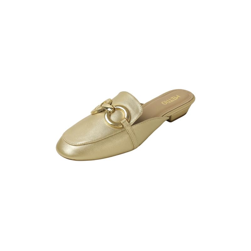 metro Women's Synthetic Leather Flat Fashion/Ethnic Mule Shoes-picture-54