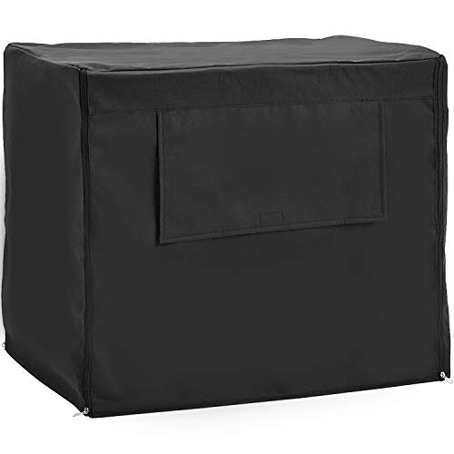 Downtown Pet Supply - Universal Fit Dog Crate- Rip Resistant Polyester Fabric Dog Kennel Cover with Side Windows and…