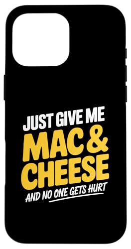 Humor de comida reconfortante para amantes de los macarrones y queso Carcasa para iPhone 16 Pro Max