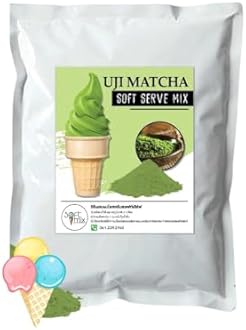 Softt serve Sofemix ice cream powder (size 1Kg.) many flavors. (UJI MATCHA)
