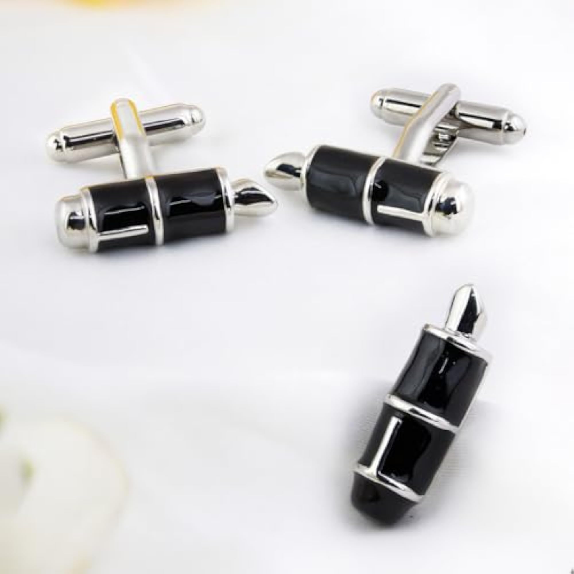 Men's Rhodium Plated Premium Lapel/Brooch Pin