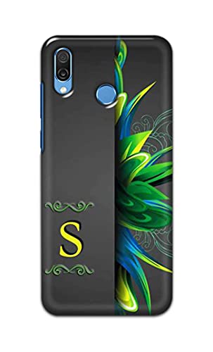 Image of Name II Initial II Letter Alphabet S Hard Back Case Cover for Honor Play, COR-AL10, COR-L29, COR-L09 Back Cover -(J5) VNS2222