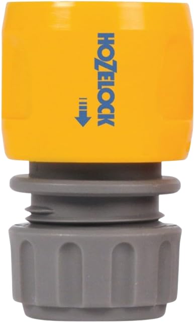 HOZELOCK - Inlet Adaptor Connector, Hose end Connector, for Garden Hose & Faucet Connections. (12.5mm & 15mm) (12.5mm & 15mm) Pack of 1)