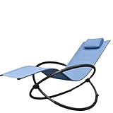 Vivere Orbital Lounger Outdoor Rocking Chair (Cape Cod)