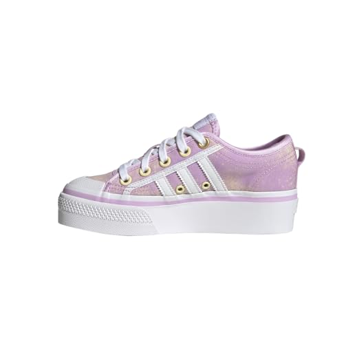 adidas Kids Girls Nizza Platform Sneakers Shoes Casual - Purple3