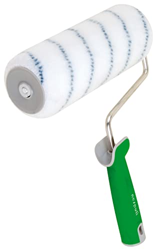Nespoli Rodillo de Pintura para Suelos 22 cm, Texron, con Mango Ergonómico, Bordes Biselados para Evitar Marcas