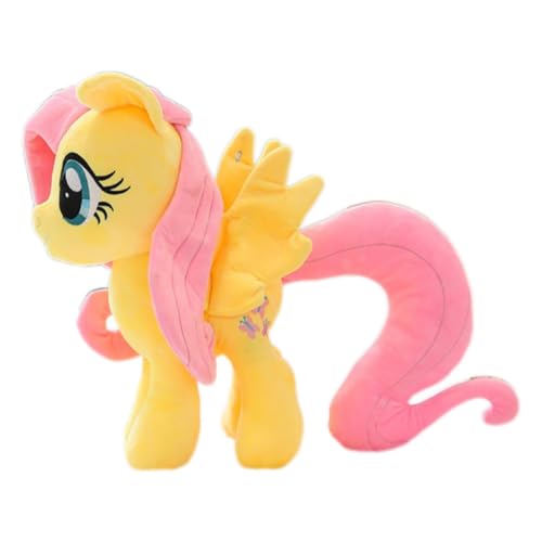 UOAO ユニコーン ぬいぐるみ ユニコーン クション 動物 抱き枕 可愛い 柔らか手触り もこもこ 添い寝枕 面白い 気持ちいい ギフト 母の日 誕生日 プレゼント お祝い クリスマス イエロー 30cm