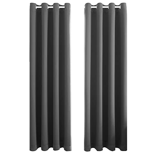 FLOWEROOM Blickdichte Gardinen Verdunkelungsvorhang - Lichtundurchlässige...
