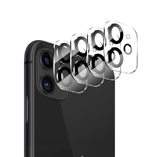 Lyootam 4 Stück Kamera Schutzfolie für iPhone 11 9H Panzer Schutz Glas Ultra-Klar Anti-Bläschen Anti-Kratzer