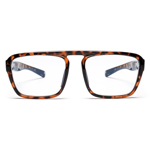 Image of Blue Light Blocking Glasses for Women Men, Square Thick Frame Anti Eyestrain & UV Glare JF6218
