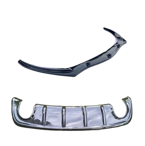 DDGHAE Parachoques delantero y trasero de coche compatible con Alfa Romeo Giulietta 2010 2011 2012 2013 2014 2015 2016 2017 2018 2019 2020 modelo difusor de labio de escape falso ventaja campaña pedid
