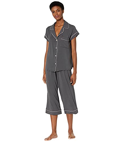 Image of Eberjey Gisele Short Sleeve and Cropped Pant PJ Set