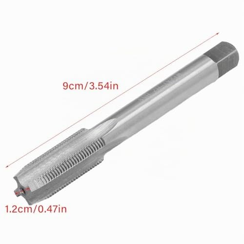 Kit di Riparazione della Filettatura della Candela, 10 Inserti Filettati M10x1.0 e 1 Maschio Filettato M12x1.0, Strumenti per Rubinetto della Candela per la Riparazione delle