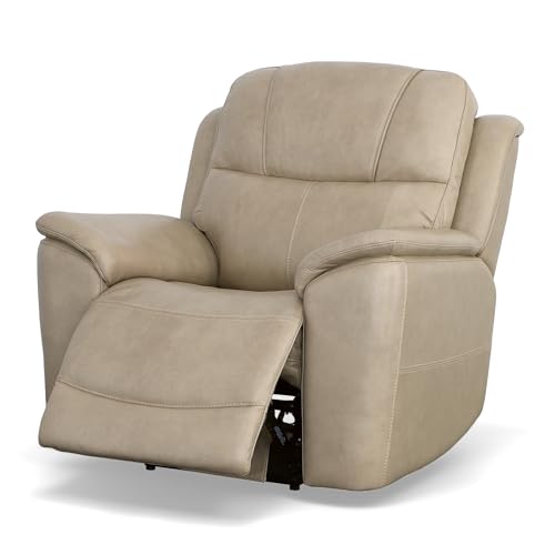 Sillón transición reclinable piel tan claro miniatura 6