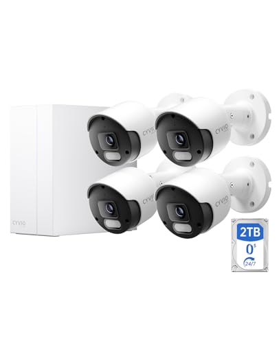 4K PoE Security Camera System with NVR