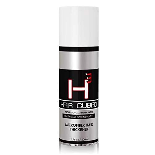 H3 Hair Fibers Hair Micro Fibers for Thinning Hair - 100% Undetectable & Natural, USA Patented Formula (Black)
