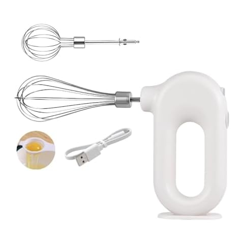 Cyrank Cordless Electric Hand Mixer with 4 Speeds Cover