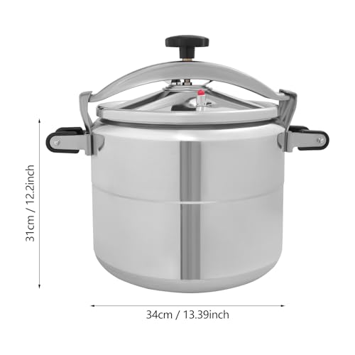 Image of 32qt /30L Pressure Cooker, Large Aluminium Pressure Cookers with Lid, Commercial Pressure Pot for Open-Flame Gas Stove