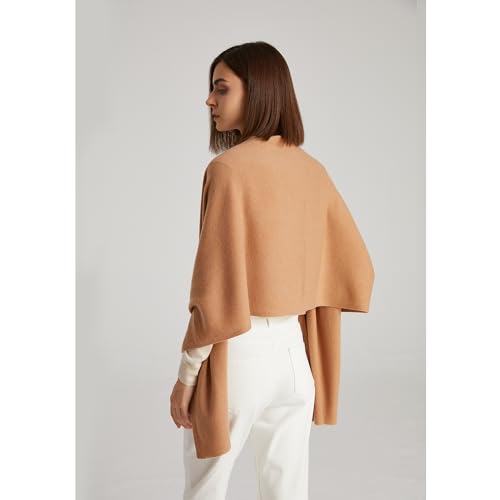 GreenMount Women's Cashmere Shawls 100% Cashmere Knit Soft Warm Winter Extra Large Scarf for Women Plant Dyeing4