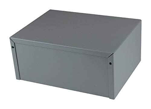 1411R - Metal Enclosure, 1411 Series, Small, Aluminium, 89 mm, 152 mm, 203 mm, IP32 (Pack of 2) (1411R)