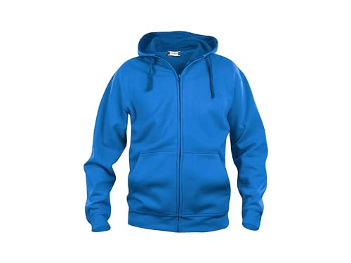 Sweat à capuche zippé 4XL bleu pour homme et femme cherchant un confort ample
