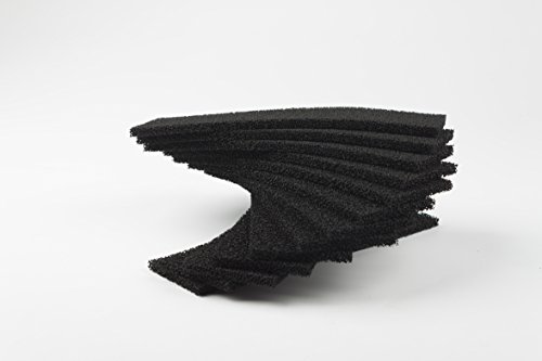 Ltwhome Compatible Carbon Foam Filters Suitable For Fluval U4 Filter (Pack Of 12) #TOP3