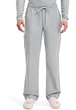 Picture of Cherokee Scrubs for Men Tapered Leg Cargo Scrub Pants with Zip Fly, 5 Pockets Elastic Waist 2-Way Stretch & Easy Care - WW190, XS, Grey