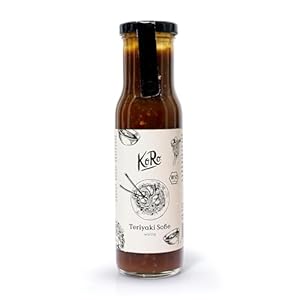 KoRo - Bio Teriyaki Soße 250 ml - Bekannt aus der japanischen Küche - Würzig-süßer Geschmack - Vegan - Zum Marinieren, Grillen, für Bowls oder als Dip