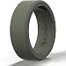 BONDWELL Silicone Wedding Ring for Men (Olive) Save Your Finger & A Marriage Safe, Durable Rubber Wedding Band for Active Athletes, Military, Crossfit, Weight Lifting, Workout (11)