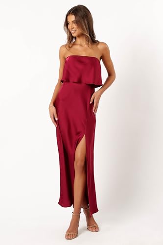 Petal & Pup Women's Vienna Strapless Midi Dress2