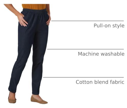 Image of Chic Classic Collection Women's Stretch Elastic Waist Pull-On Legging Pant