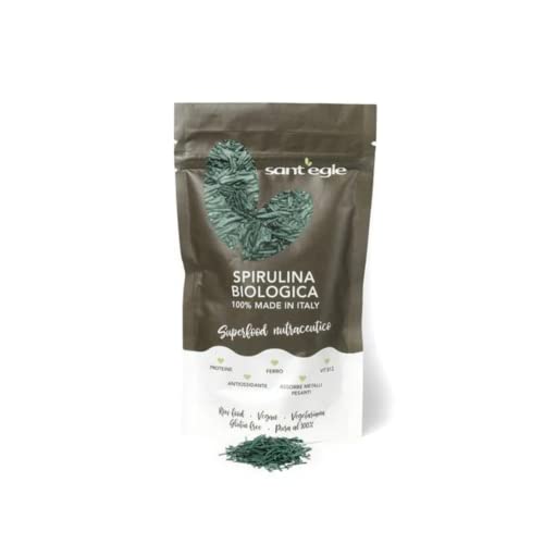 Sant'Egle Spirulina Biologica Croccante 100gr, 100% made in Italy
