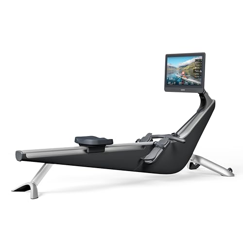 Hydrow Pro Rowing Machine with Immersive 22″ HD Rotating Screen – Stows Upright | Live and On-Demand at-Home Workouts, Subscription Required