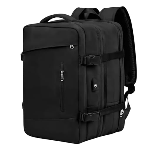 [VÍDEO] Mochila Viagem Avião Aeroporto Low Cost Ergonômica à Prova D'água Reforçada Bagagem de Mão (PRETA, EXPANSIVEL 40 LITROS) - CODATECH