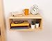 WOODCHES Floating Nightstand Wooden, Bedside Table, Nightstand Shelf, Handmade, Wall Mounted Bedside Shelf, Minimalist and Unique Style (Natural)